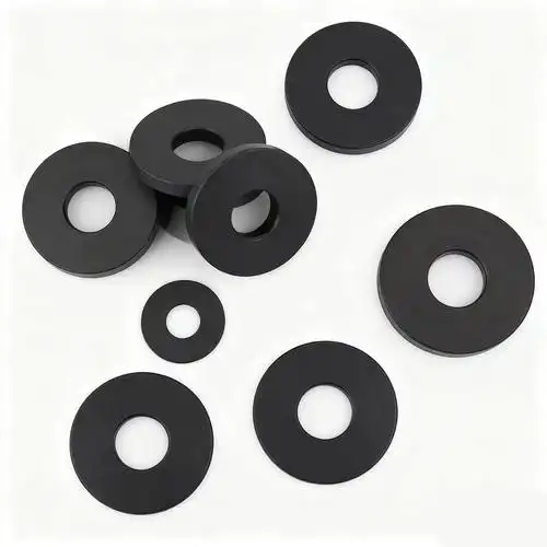 Black Oxide High Strength Carbon Steel Flat Washer Group View - DIN 125 ISO 7089 ASTM F436 Washer - Direct Factory Supply from Handan China | YiHao Fastener