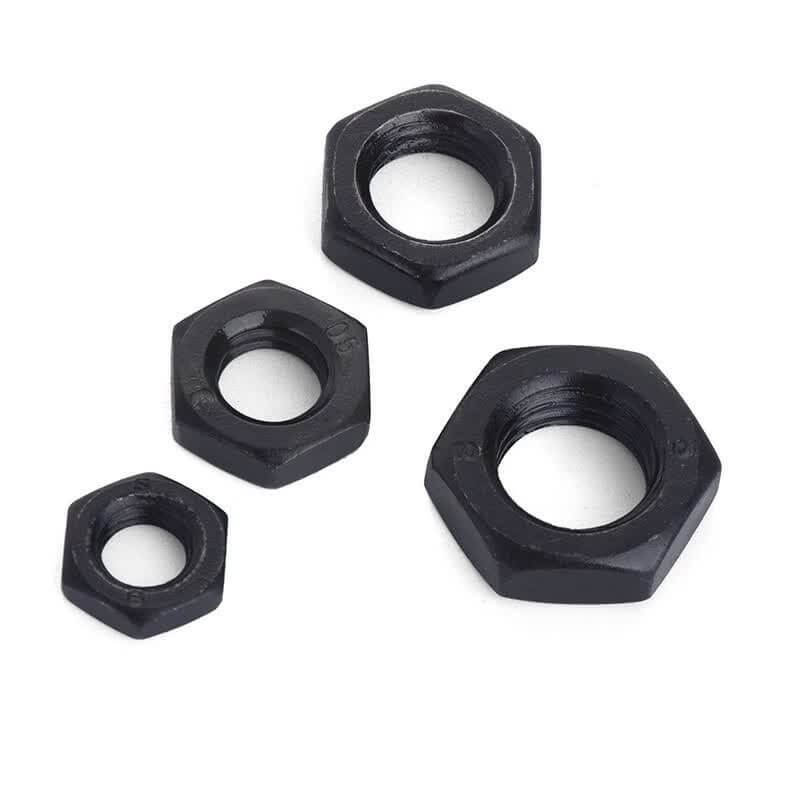 Black Oxide Carbon Steel Thin Hex Jam Nut Group View - DIN 439 ISO 4035 Class 04 Class 05 Nut - Direct Factory Supply from Handan China | YiHao Fastener