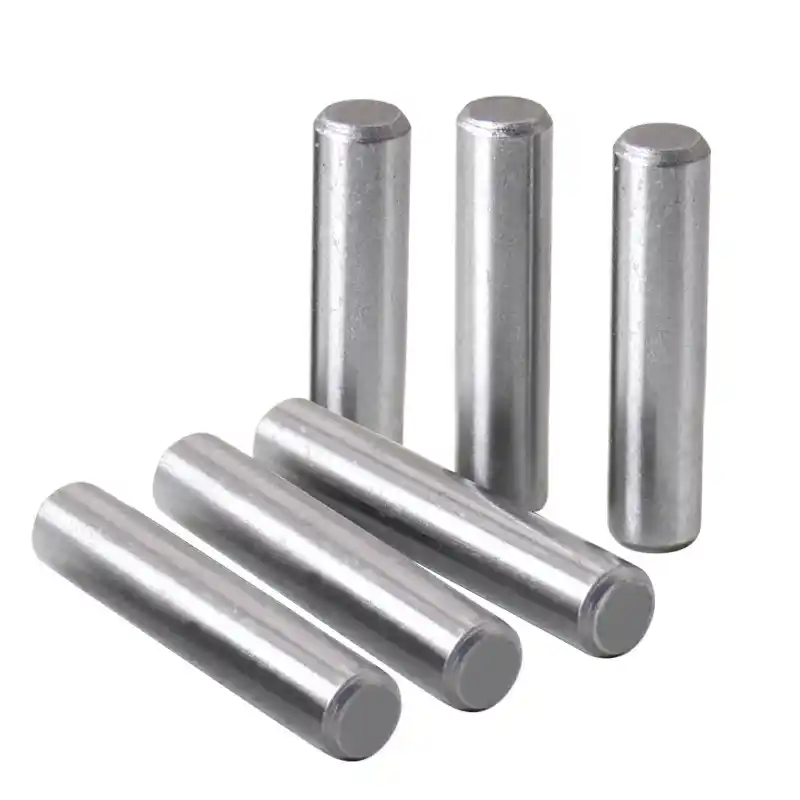 Carbon Steel Parallel Dowel Pin Chamfered End View - DIN 6325 Precision Locating Alignment Pin - Handan Factory Supplier | YiHao Fastener