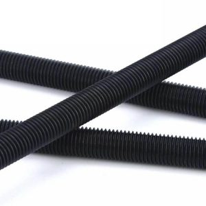 Class 4.8 Grade 8.8 Carbon Steel Threaded Rod Crossed View - DIN 975 DIN 976 Black Oxide All Thread Rod - Direct Factory Supply from Handan China | YiHao Fastener