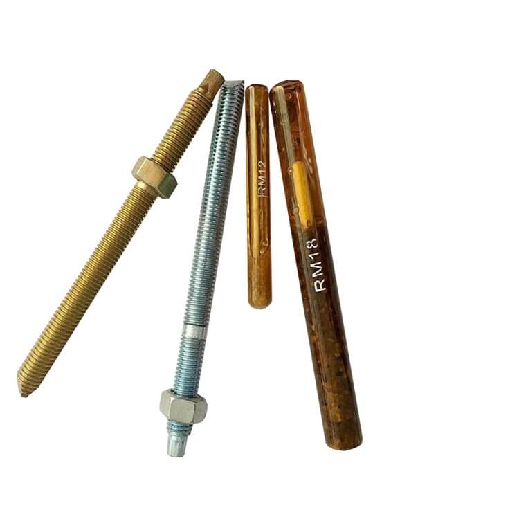 Carbon Steel Zinc Plated Chemical Anchor Bolt with RM12 RM18 Glass Capsules - Heavy Duty Concrete Anchor - Direct Factory Supply from Handan China | YiHao Fastener