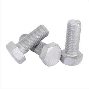 Grade 8.8 Hot Dip Galvanized Hex Bolt Main View - DIN 933 HDG Carbon Steel Fastener - Direct Factory Supply from Handan China | YiHao Fastener