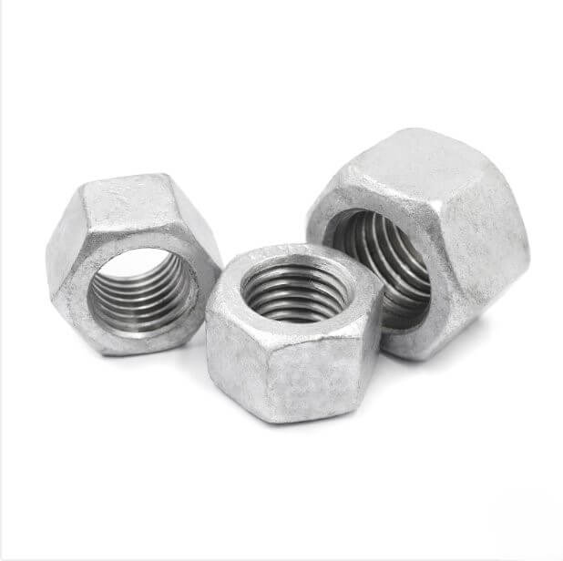 Hot Dip Galvanized HDG Heavy Duty Carbon Steel Hex Nut Group View - DIN 934 ISO 4032 Class 8 Nut - Direct Factory Supply from Handan China | YiHao Fastener