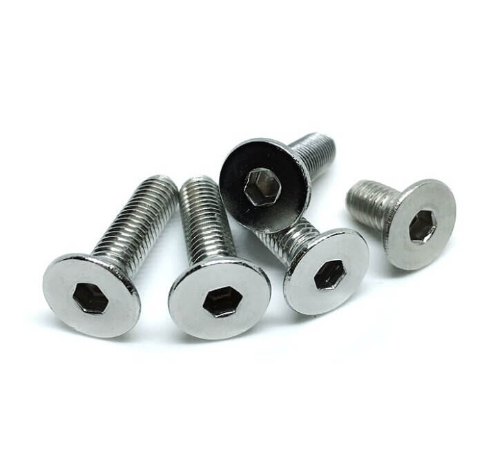 Stainless Steel Countersunk Socket Screw Main Group View - DIN 7991 ISO 10642 SS304 Flat Head Allen Screw - Direct Factory Supply from Handan China | YiHao Fastener