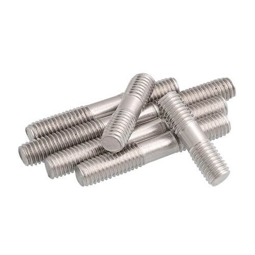 Stainless Steel Double End Stud Bolt SS304 SS316 Main View - DIN 938 DIN 939 A2-70 Stud - Direct Factory Supply from Handan China | YiHao Fastener