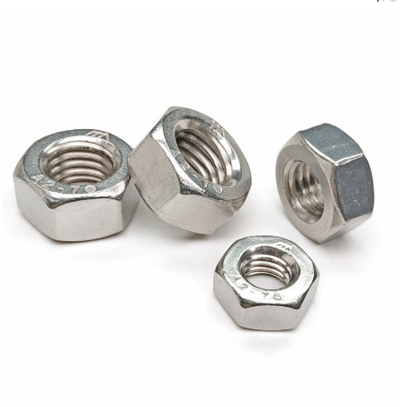 Stainless Steel SS304 SS316 Hex Nut with A2-70 Stamp Details - DIN 934 Corrosion Resistant Nut - Handan Factory Supplier | YiHao Fastener