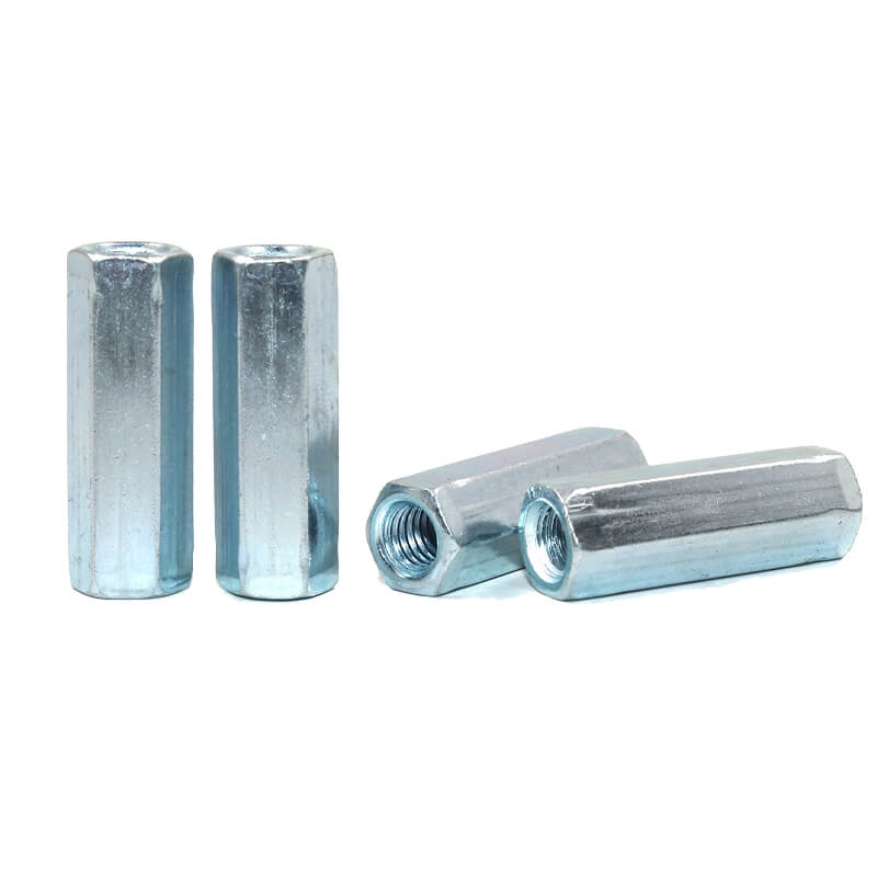 Class 4 Carbon Steel Zinc Plated Hex Coupling Nut Group View - DIN 6334 Metric Thread Connector Nut - Direct Factory Supply from Handan China | YiHao Fastener