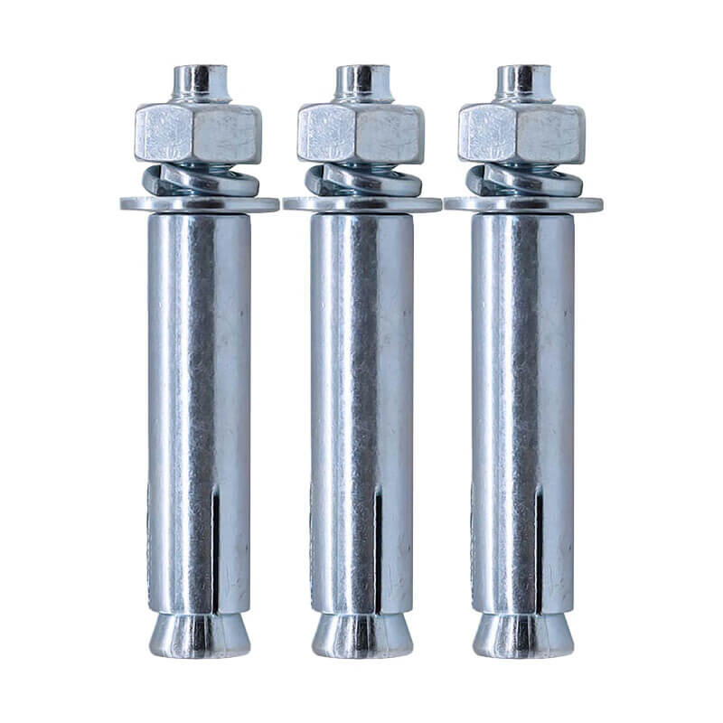 Zinc Plated Carbon Steel Hex Nut Sleeve Anchor Expansion Bolt Upright Detail View - Heavy Duty Concrete Expansion Anchor - Handan Factory Supplier | YiHao Fastener