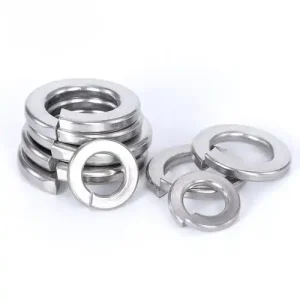 Zinc Plated Carbon Steel Spring Lock Washer Stack View - DIN 127B Helical Split Washer - Direct Factory Supply from Handan China | YiHao Fastener