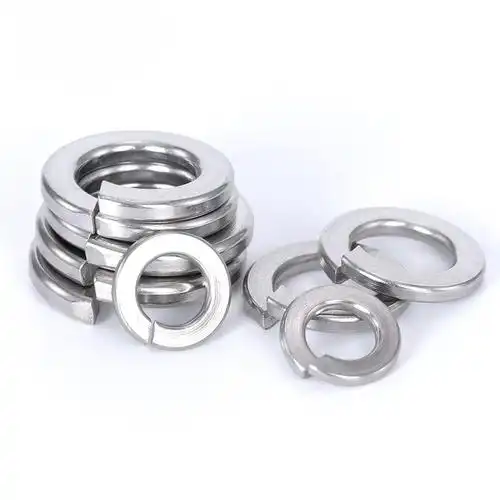 Zinc Plated Carbon Steel Spring Lock Washer Stack View - DIN 127B Helical Split Washer - Direct Factory Supply from Handan China | YiHao Fastener