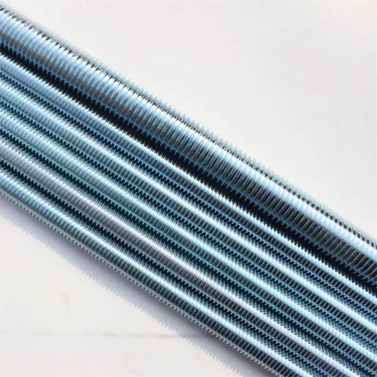 Zinc Plated Threaded Rod Bundle and Thread Details - DIN 975 Blue Zinc All Threaded Bar - Handan Factory Supplier | YiHao Fastener